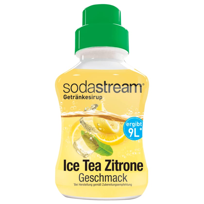 Sodastream Ice Tea Zitrone Geschmack Sirup 375ml